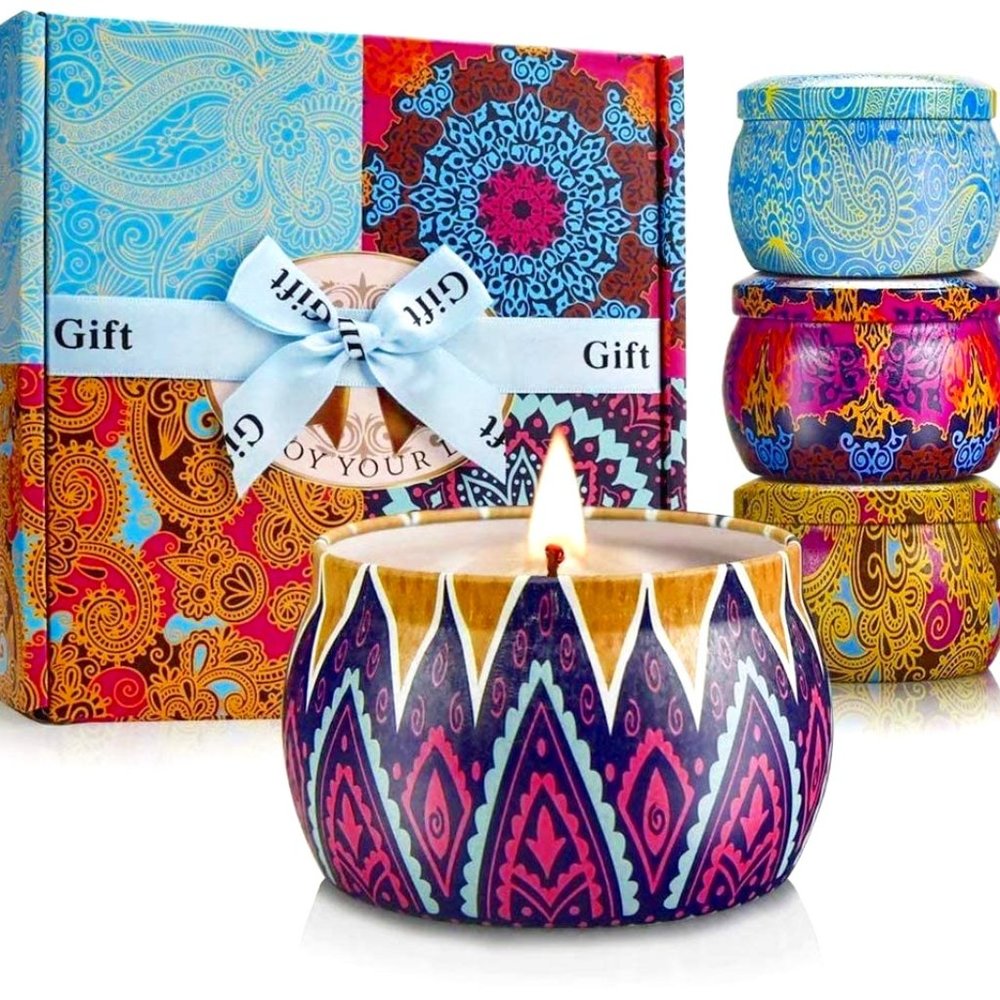 Scented Candles Set for Women Portable Candles